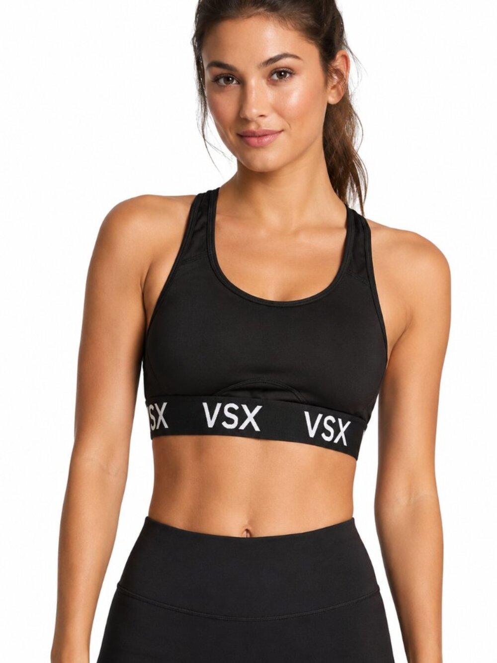 Victoria's Secret Black & White Sports Bra Size XS